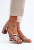 Heel sandals model 195745 Step in style