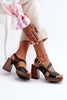 Heel sandals model 195748 Step in style