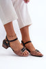 Heel sandals model 196233 Step in style